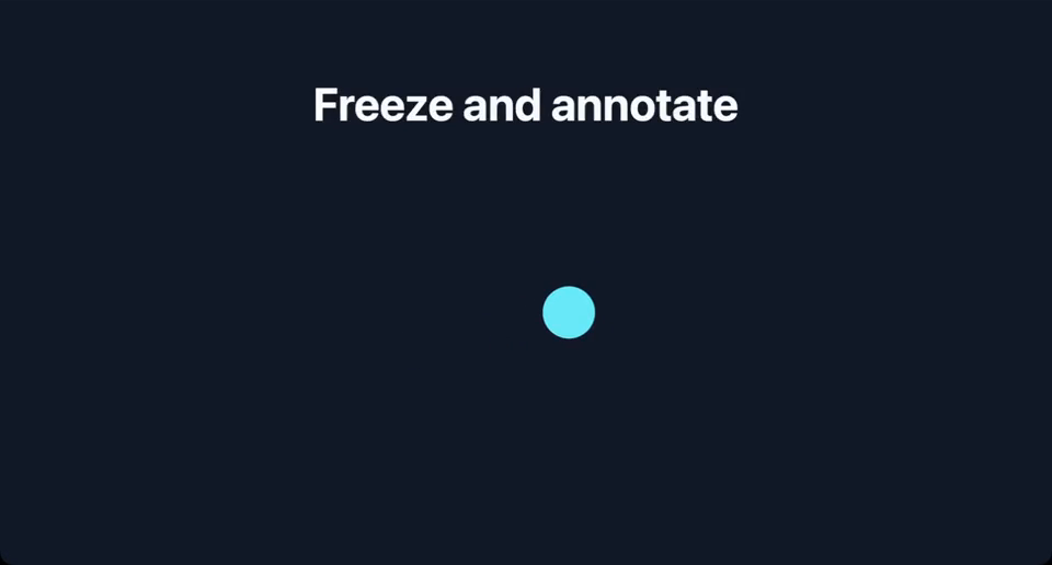 Freeze and annotate in Legend Slides