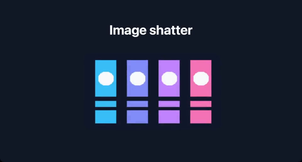 Image shatter in Legend Slides