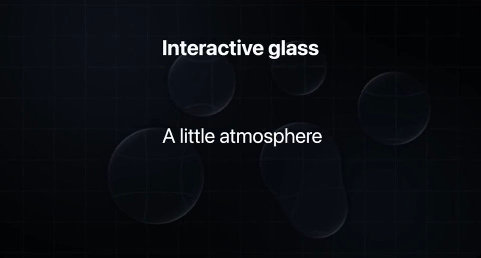 Interactive glass in Legend Slides