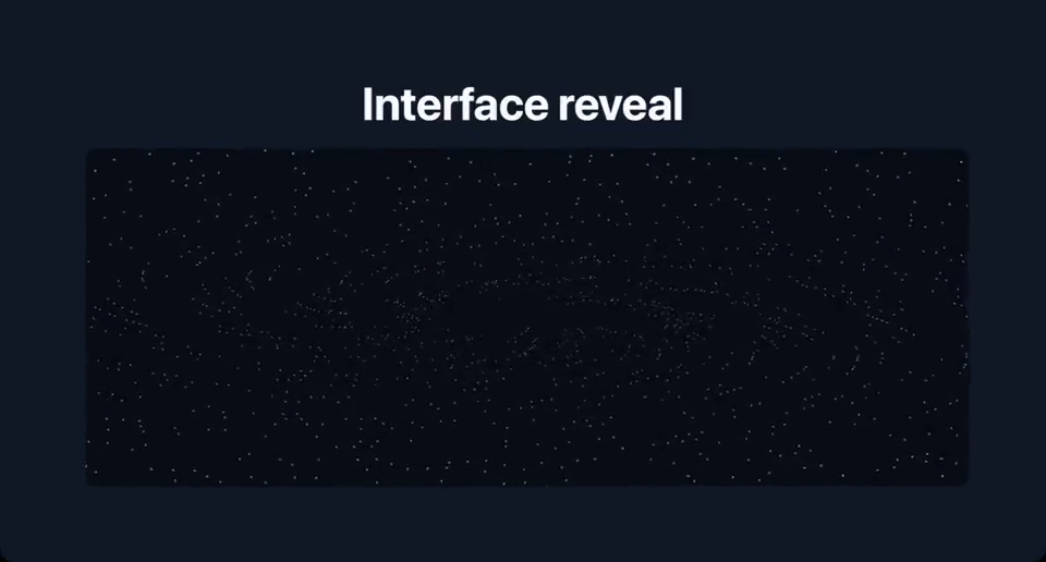 Interface reveal in Legend Slides