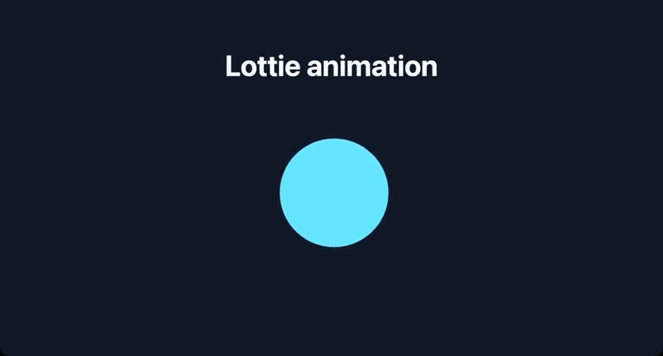 Lottie animation in Legend Slides