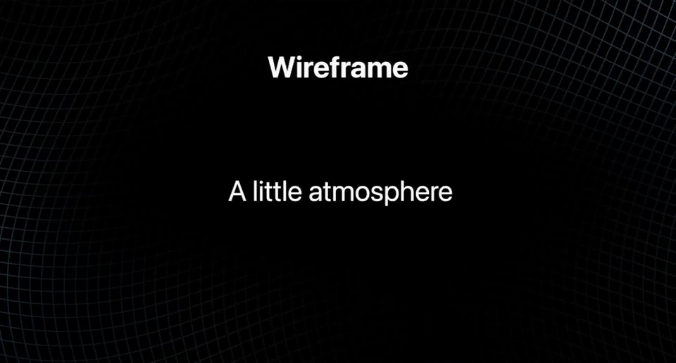 Wireframe in Legend Slides